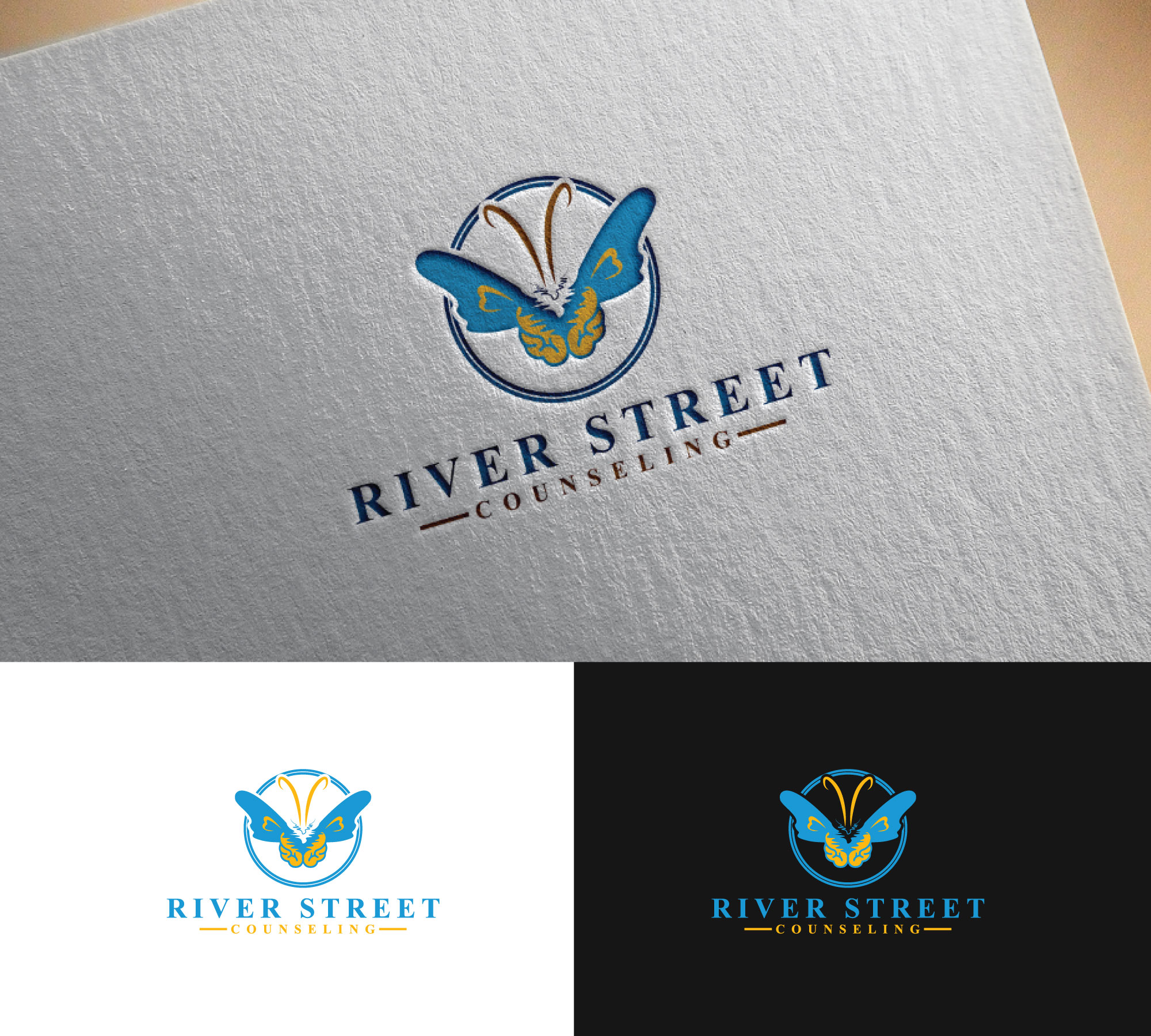 Logo Design by RRR Design for River Street Counseling Services  | Design #31300070