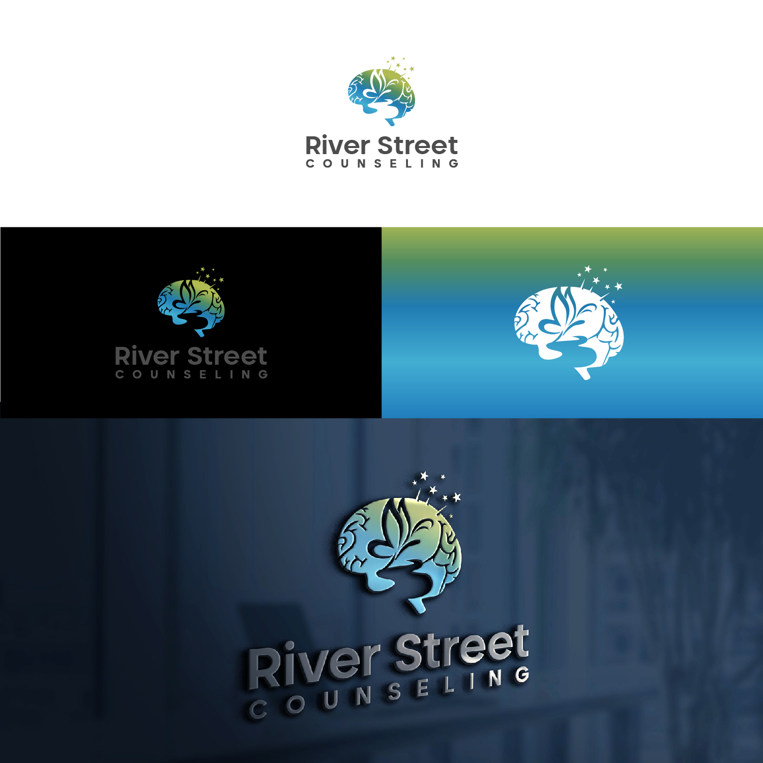 Logo Design by S.H Designs for River Street Counseling Services  | Design #31301796