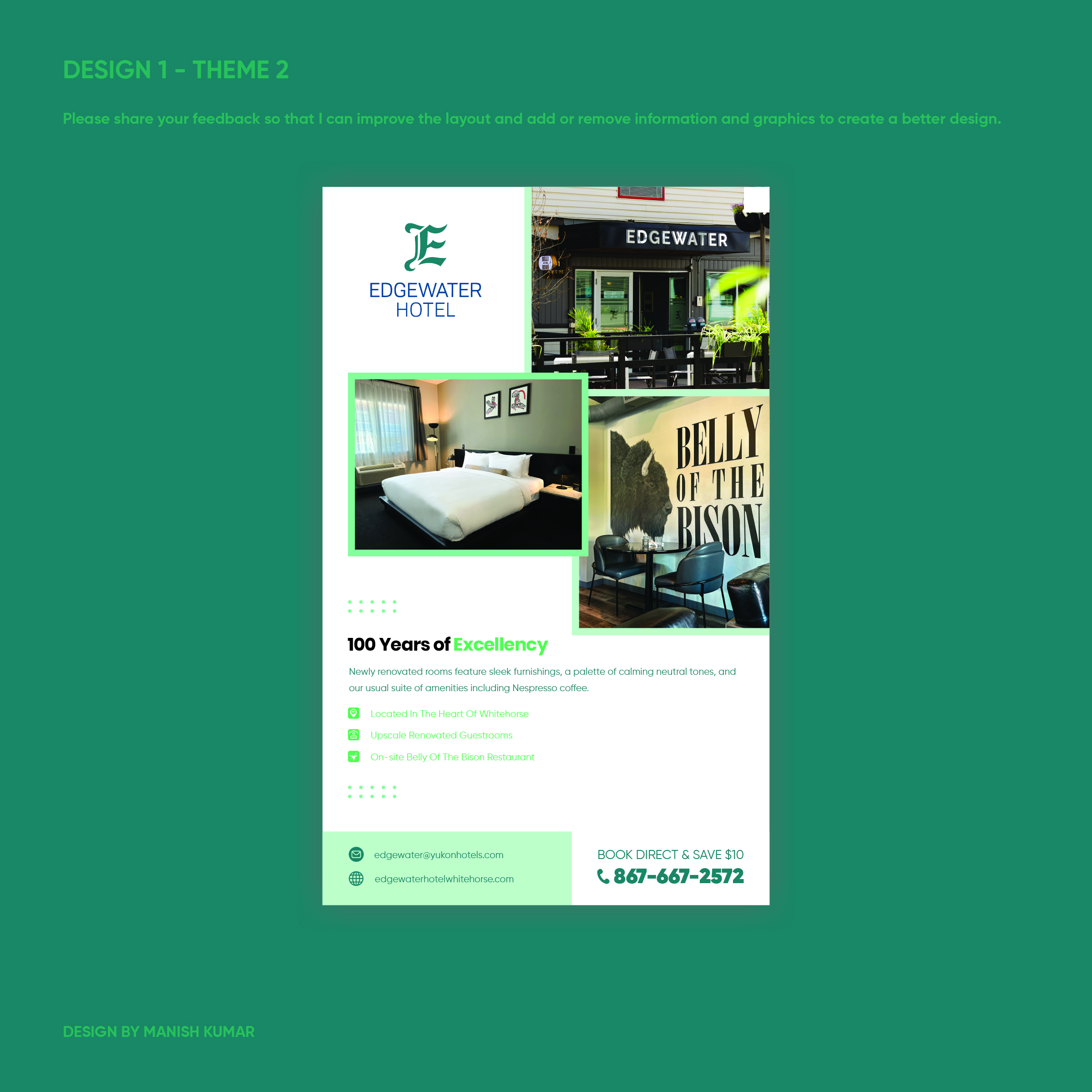 Diseño Publicitario por RealManish para este proyecto | Diseño #31300732