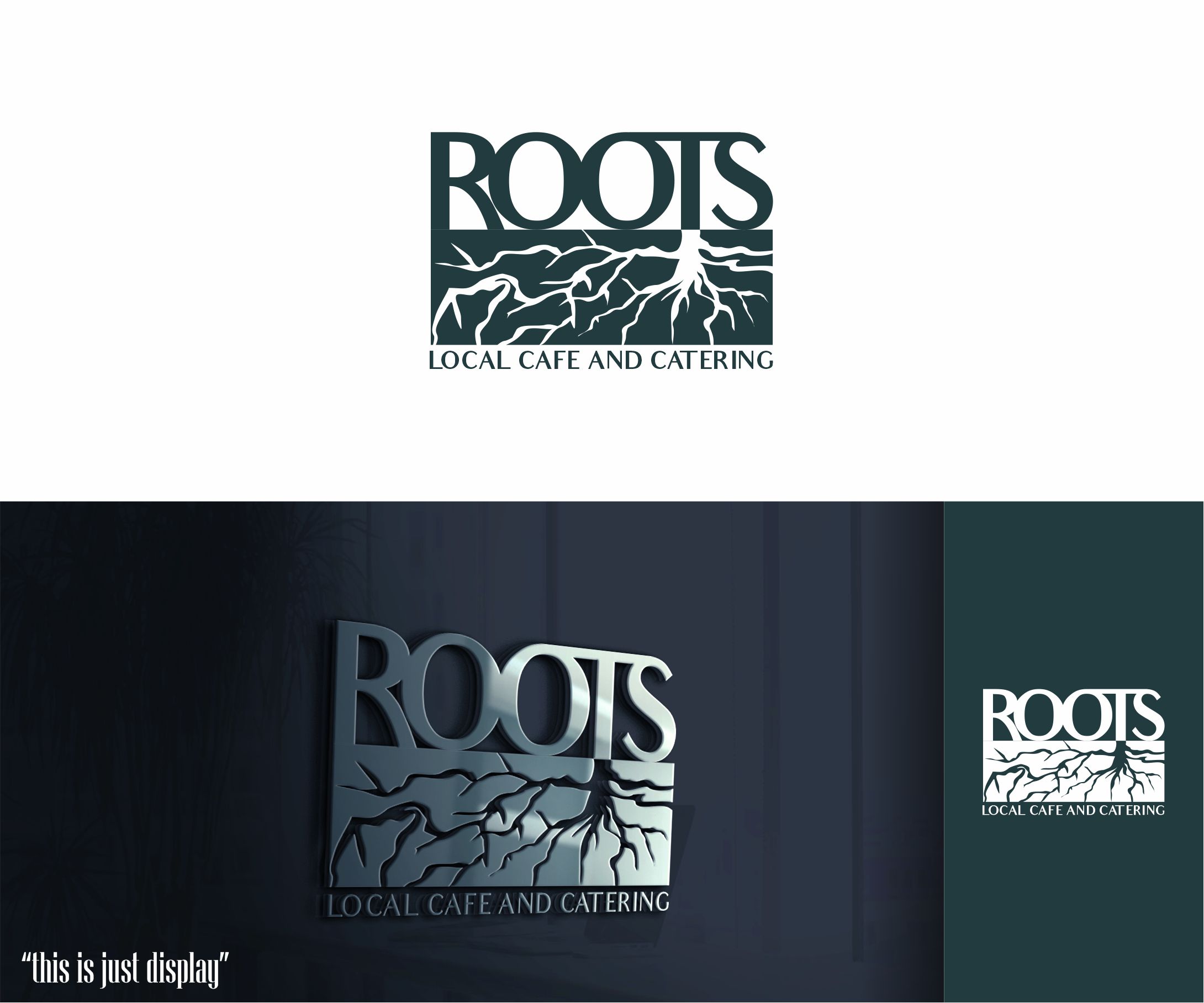 Logo Design by alkaline for Roots Catering | Design #31296307