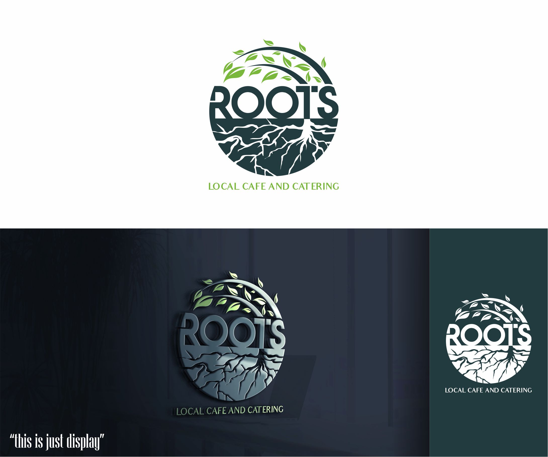 Logo Design by alkaline for Roots Catering | Design #31308622
