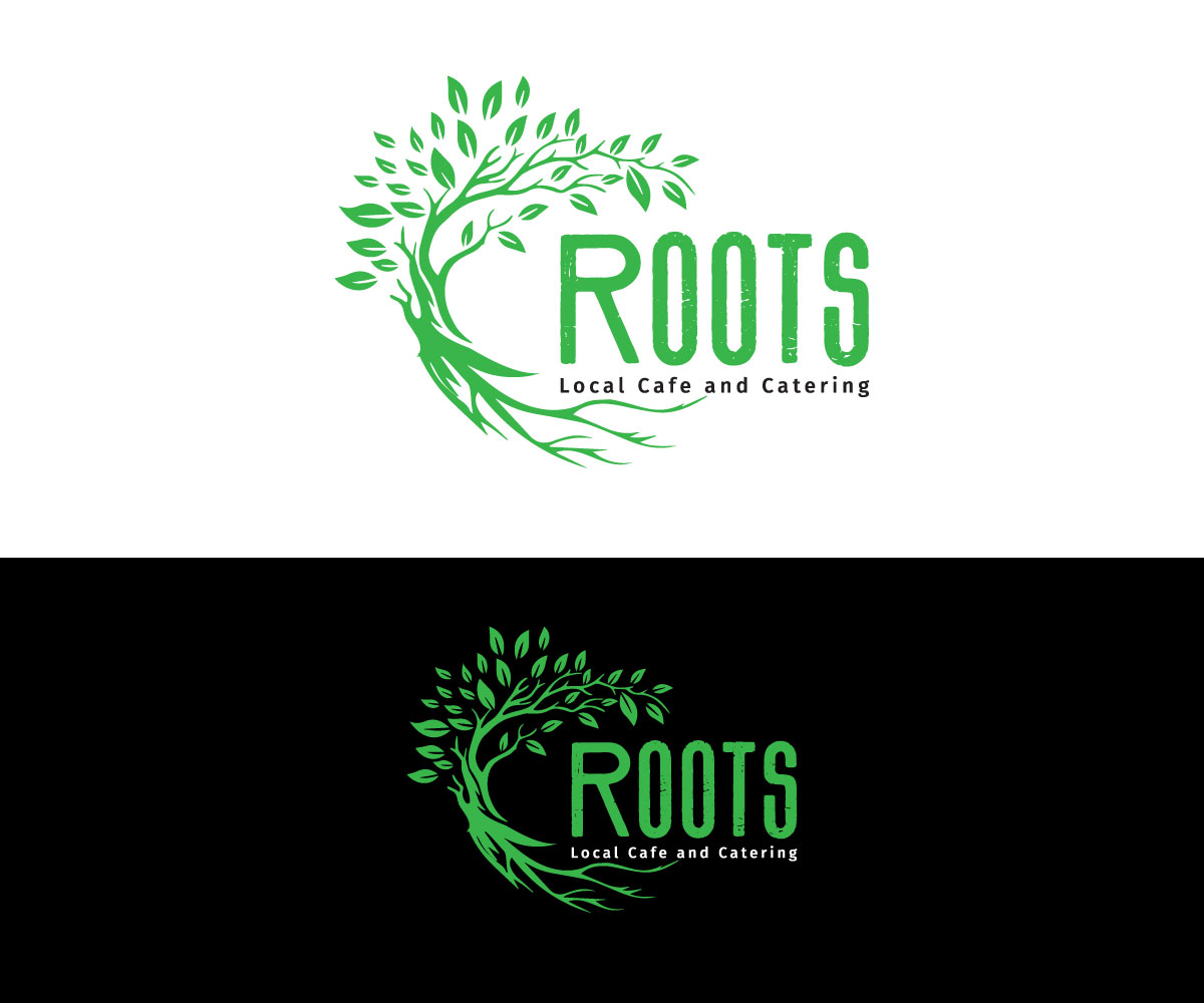 Logo Design by Kavth for Roots Catering | Design #31337759
