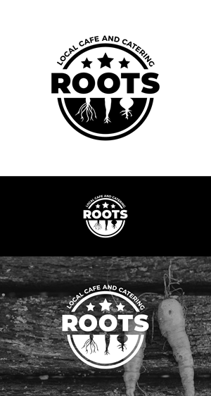 Logo Design by apik. for Roots Catering | Design: #31297895