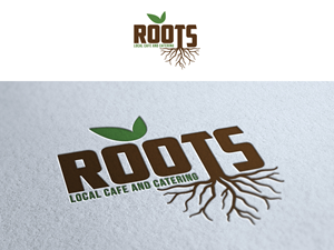 Logo Design by MIM design for Roots Catering | Design: #31303147