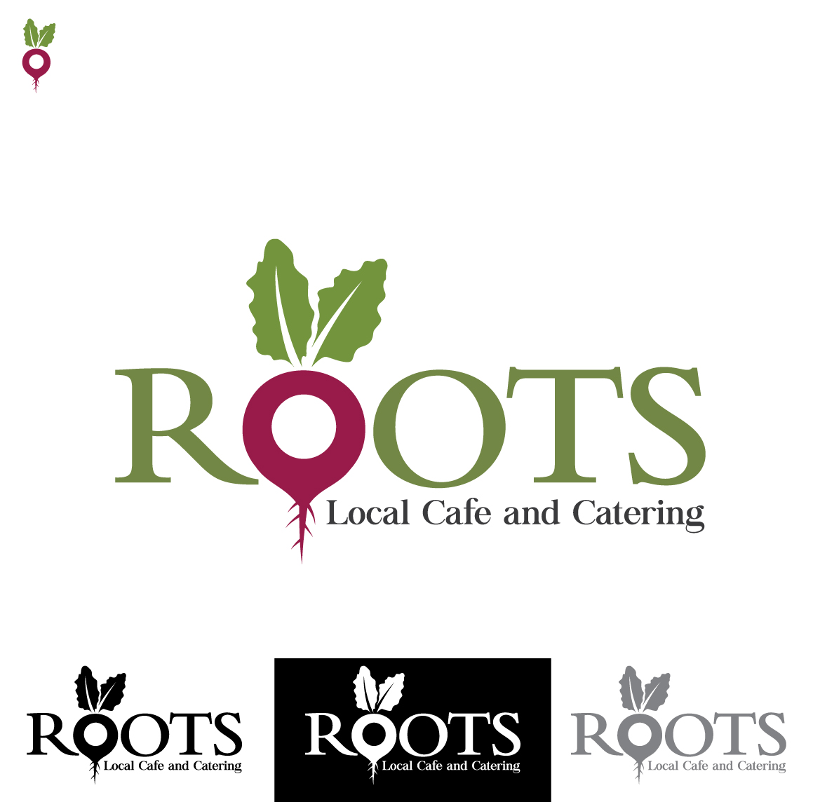 Logo Design by M Habib for Roots Catering | Design #31301506