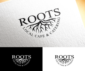 Logo Design by step forward 2 for Roots Catering | Design: #31298161