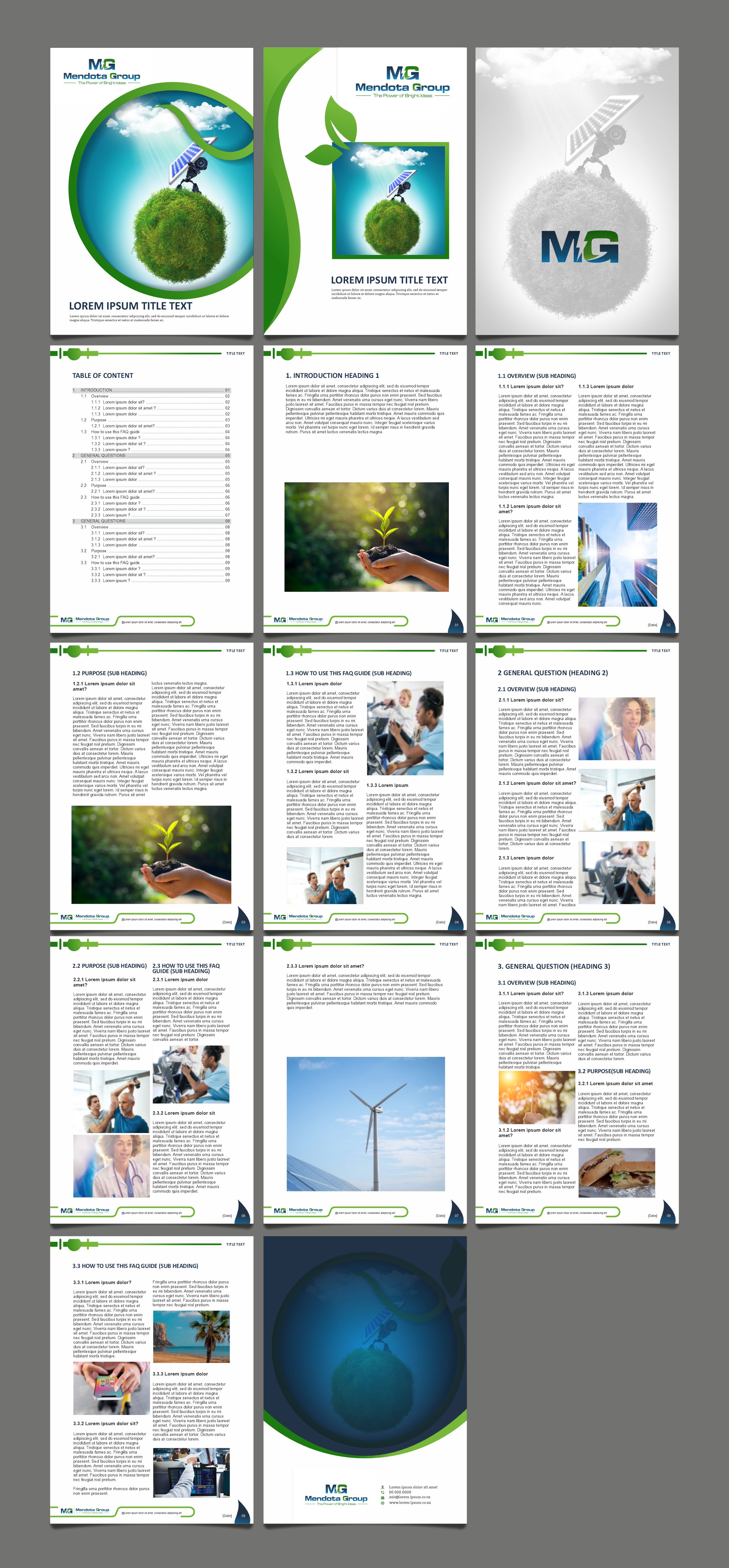 Word-Vorlage-Design von Fine Graphics House für dieses Projekt | Design #31378442