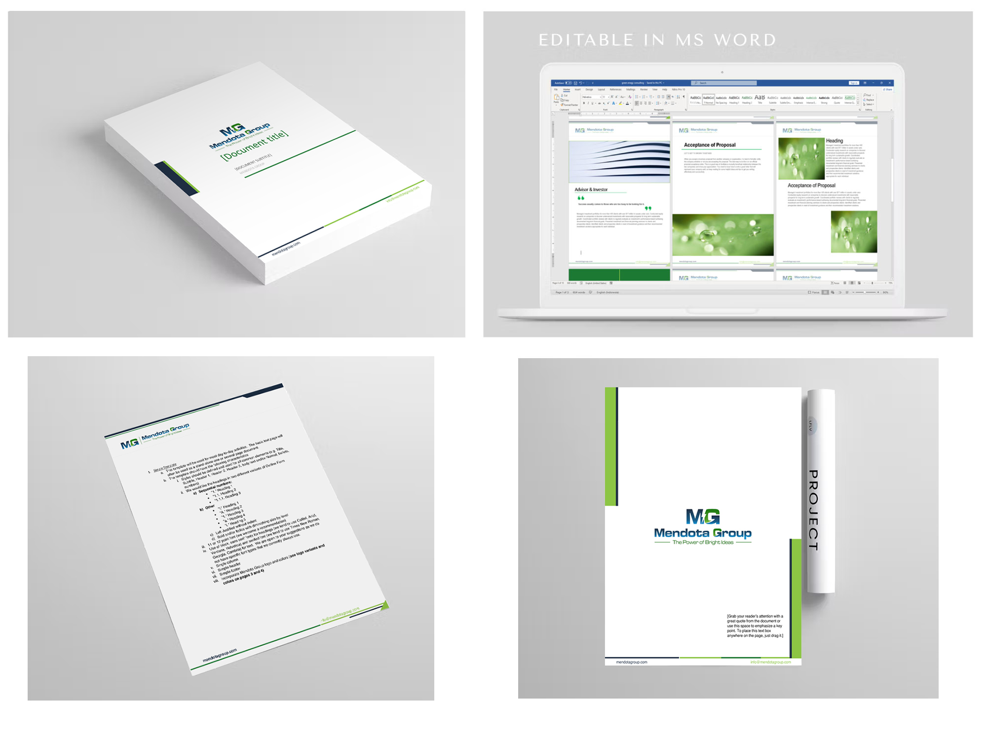 Word Template Design by Mansoorqure for this project | Design #31345472