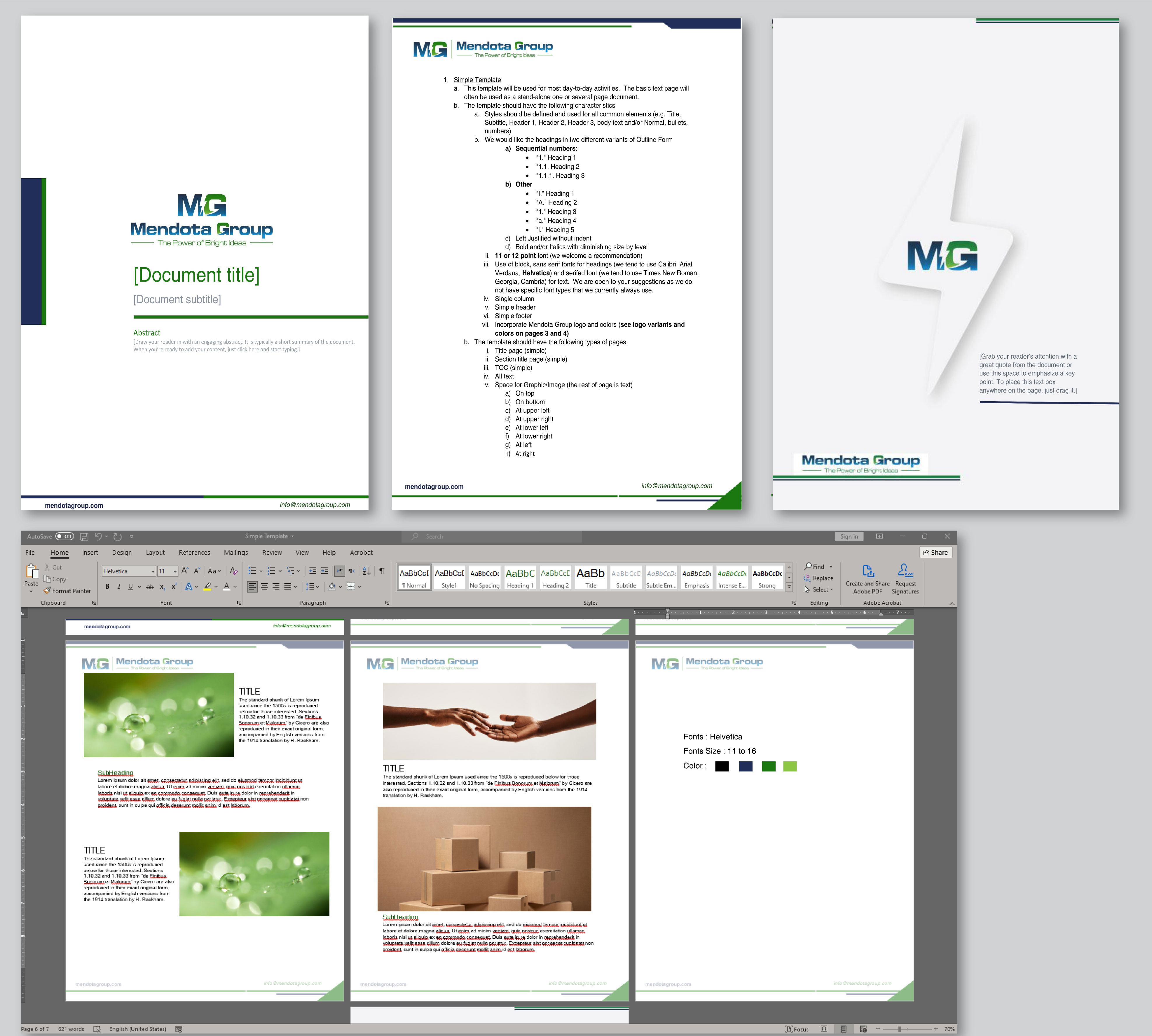 Diseño de Plantilla de Word por Mansoorqure para este proyecto | Diseño #31373717