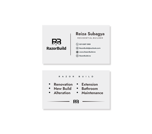 Business Card Design by Design by Nilahm
