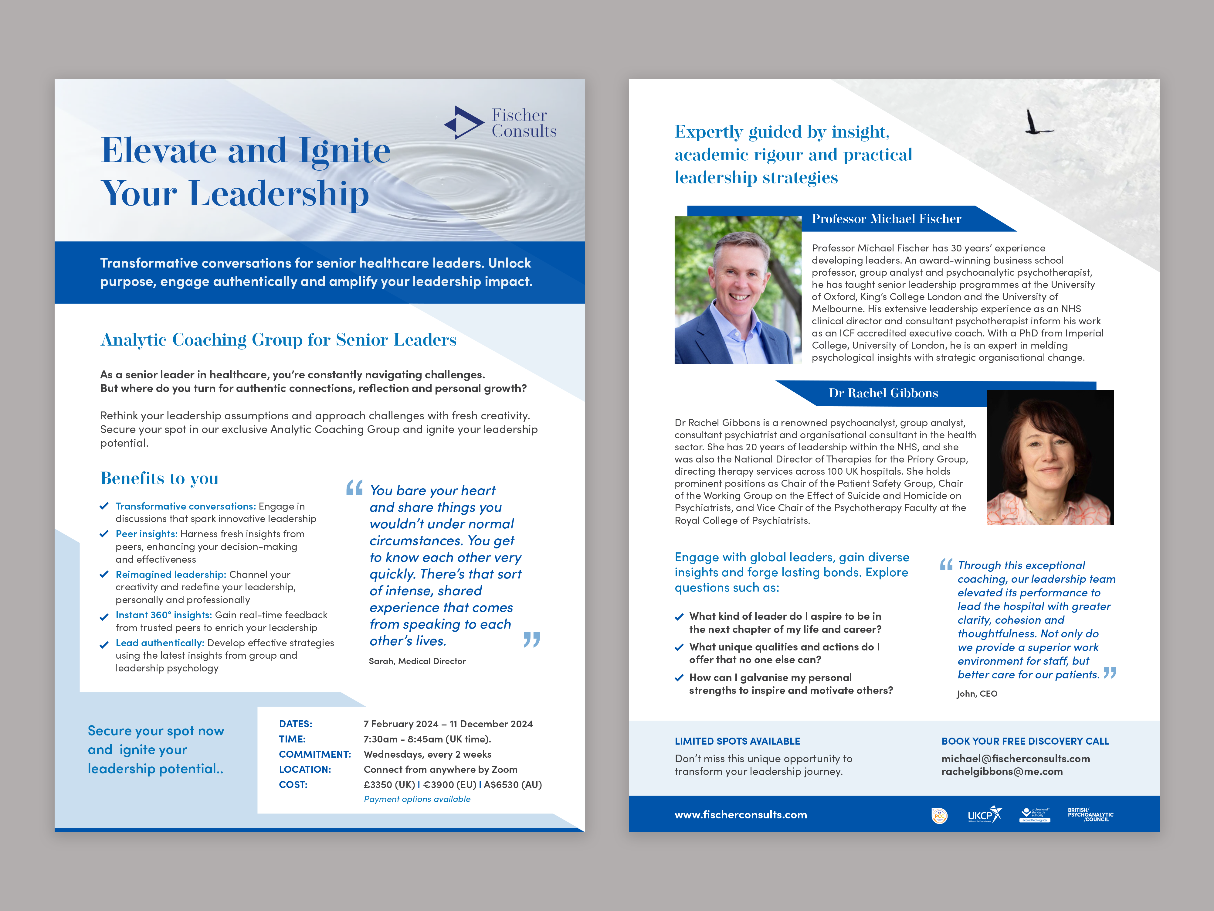 Flyer-Design von cherry für Fischer Consults | Design #31300168