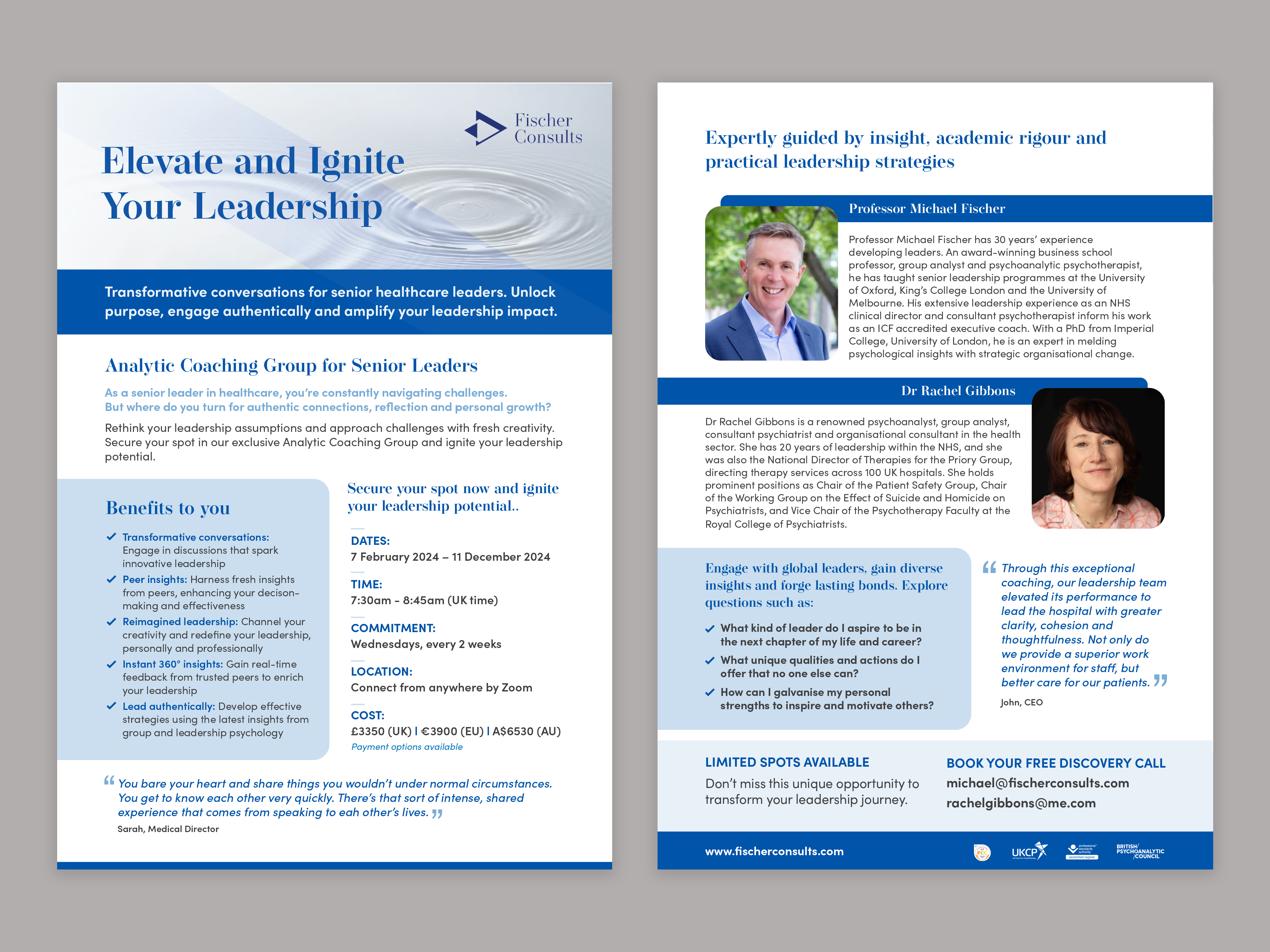 Flyer-Design von cherry für Fischer Consults | Design #31307275