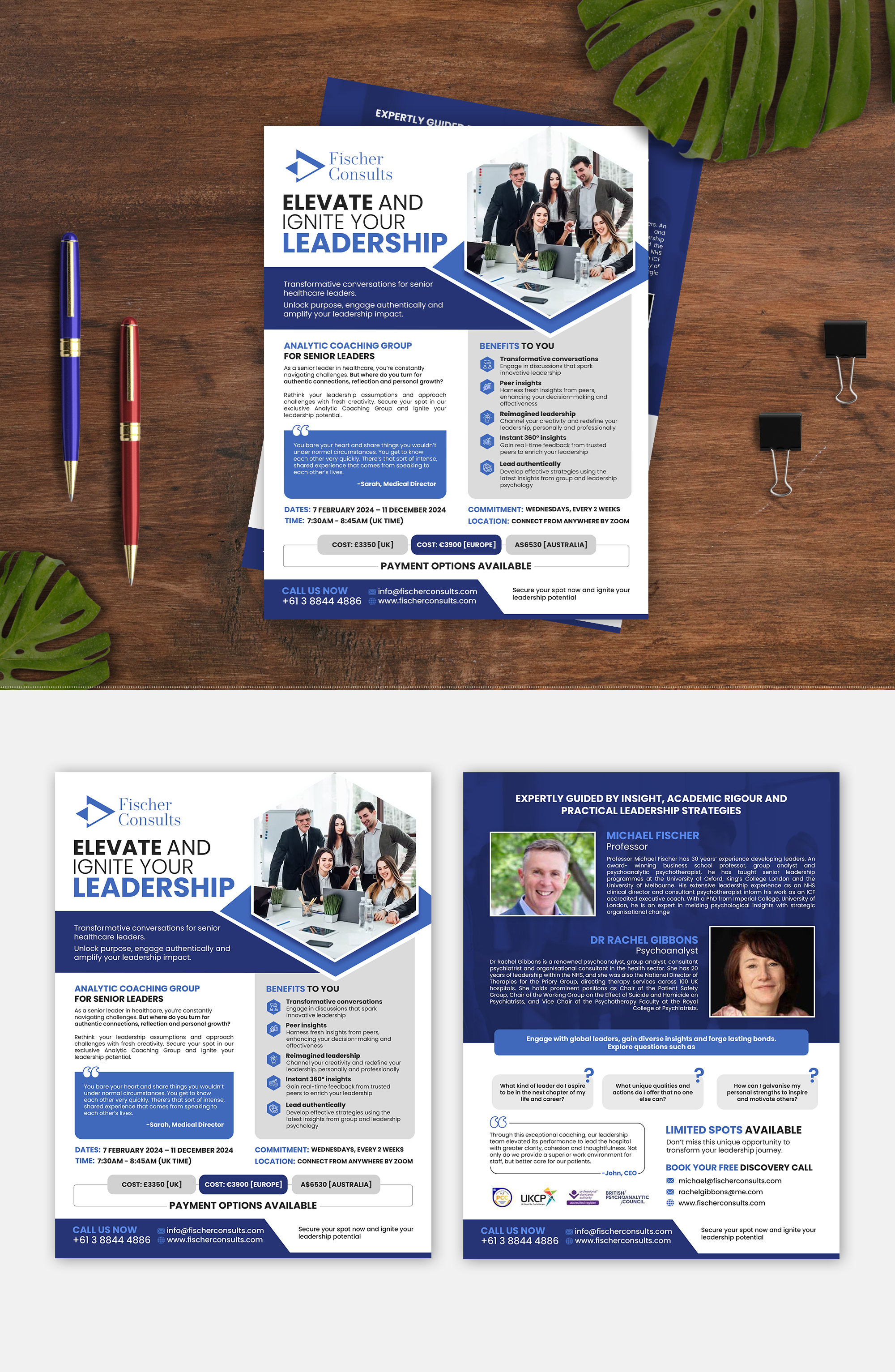 Diseño de Flyer por debdesign para Fischer Consults | Diseño #31306340