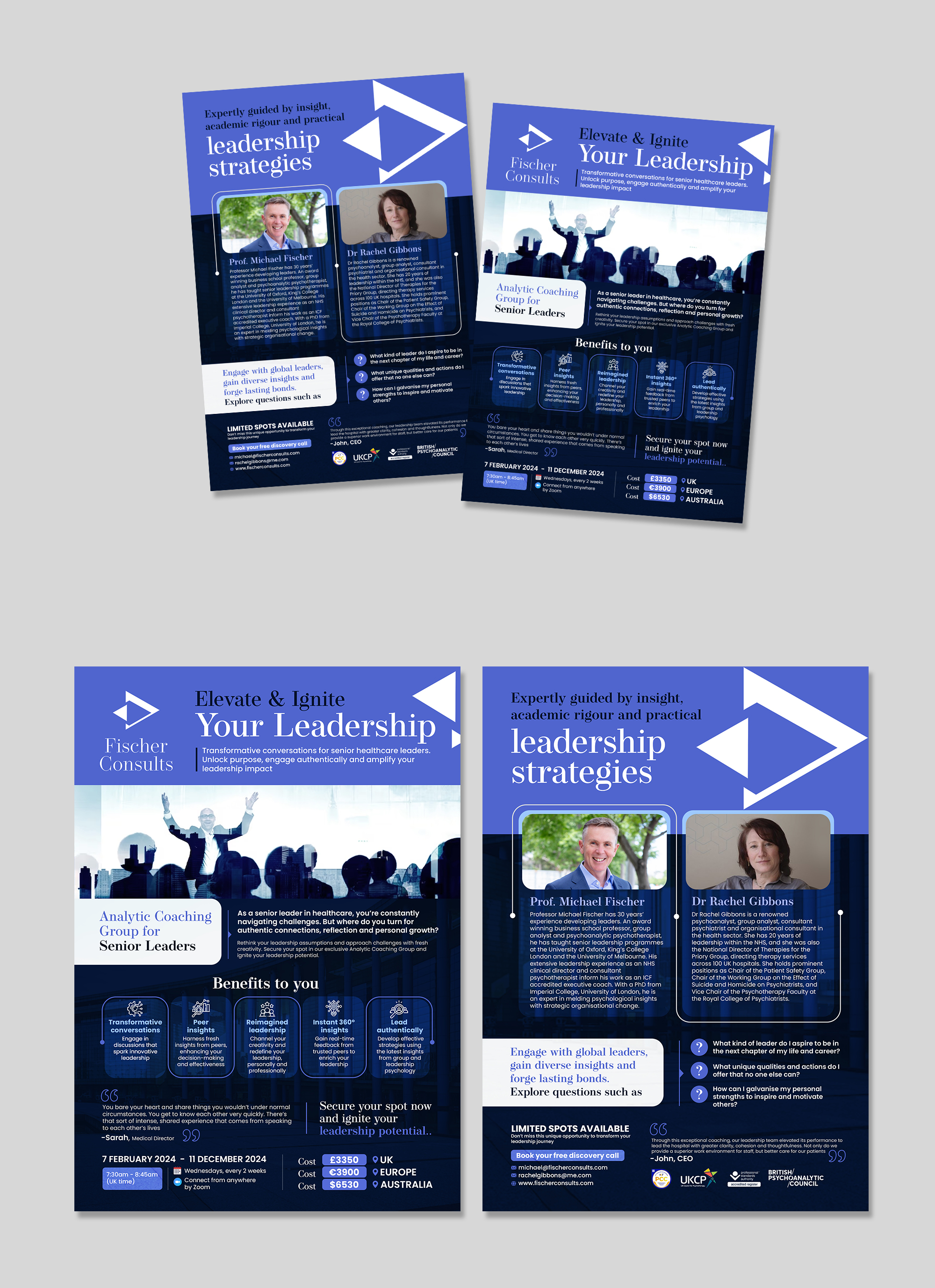 Diseño de Flyer por debdesign para Fischer Consults | Diseño #31306529