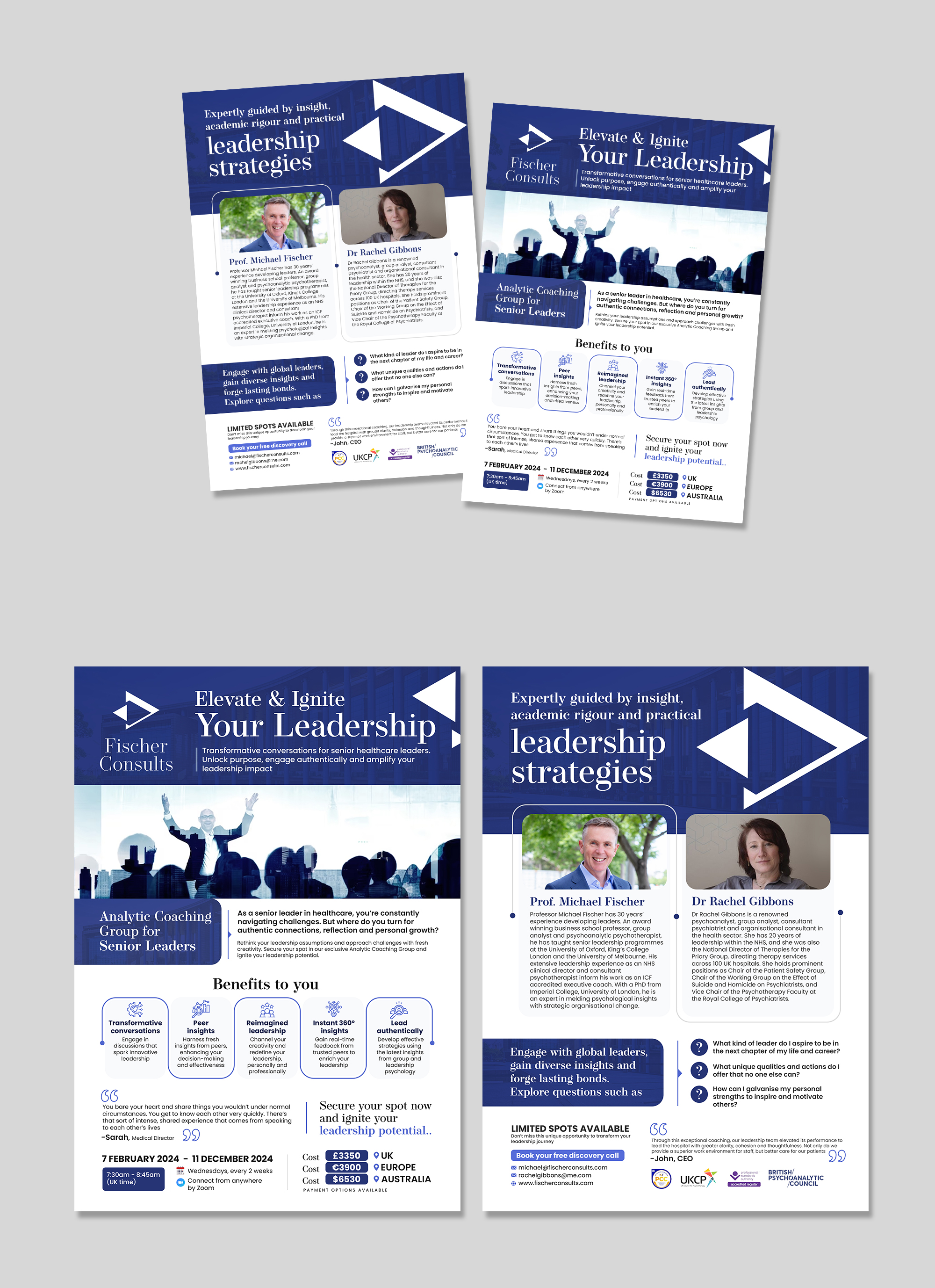 Diseño de Flyer por debdesign para Fischer Consults | Diseño #31306530