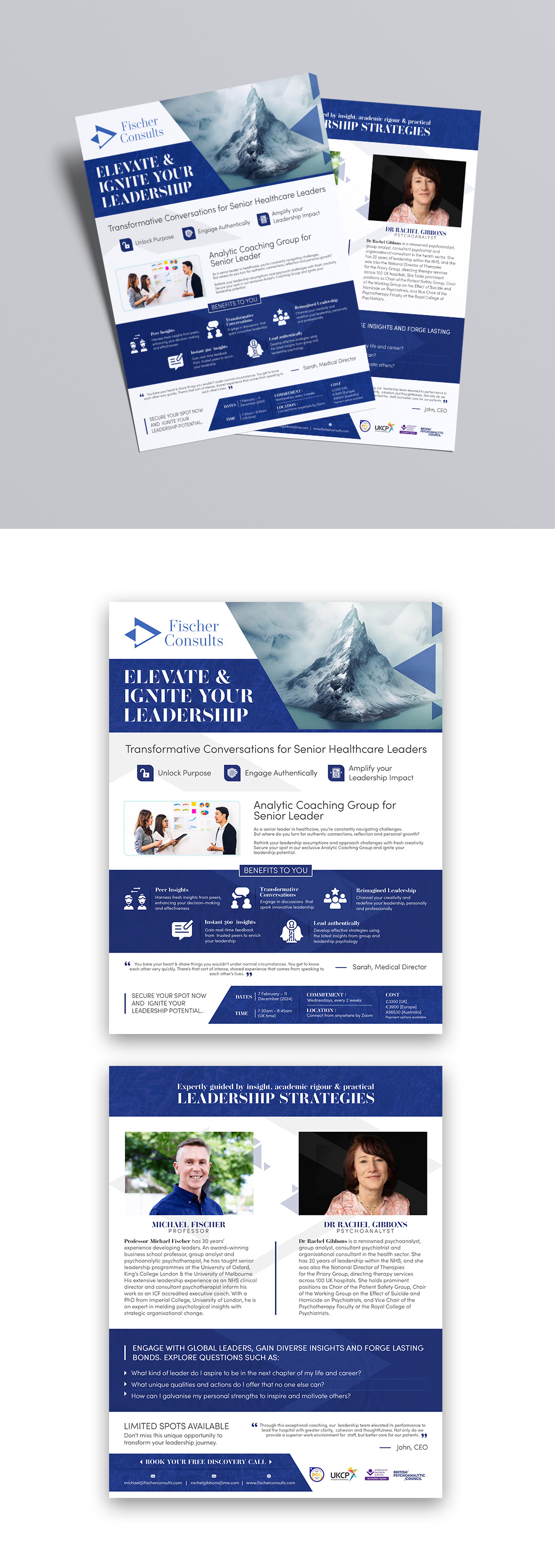 Flyer Design by debdesign for Fischer Consults | Design #31306966