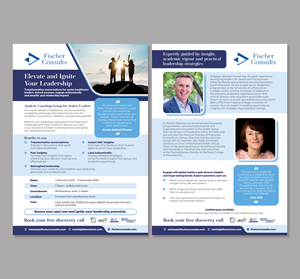 Flyer Design by Dzhafir for Fischer Consults | Design #31301025