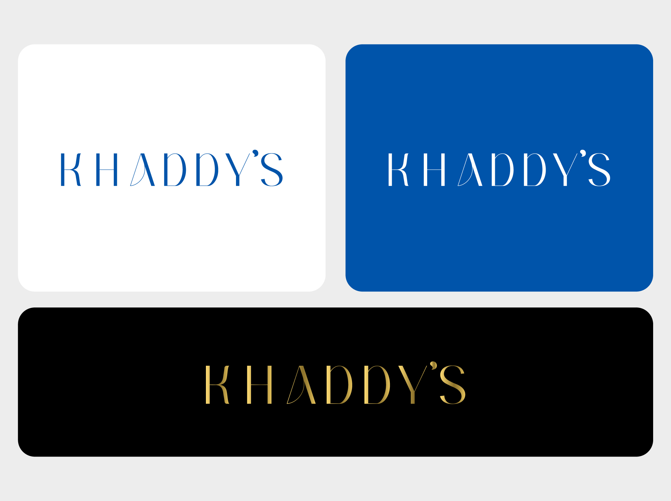 Logo Design by Graphic Mama for KHADDY'S  | Design #31306018