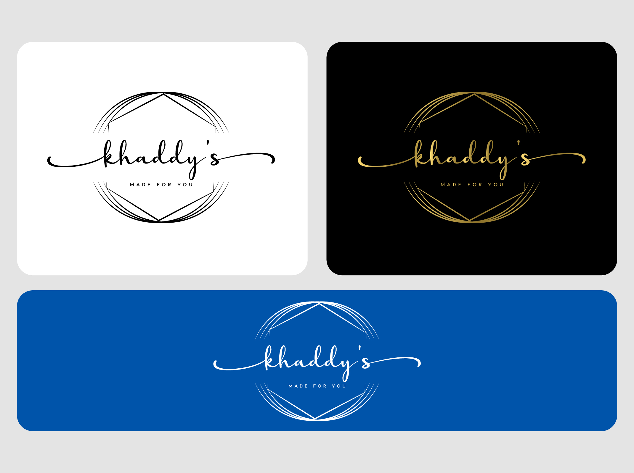 Logo Design by Graphic Mama for KHADDY'S  | Design #31306768