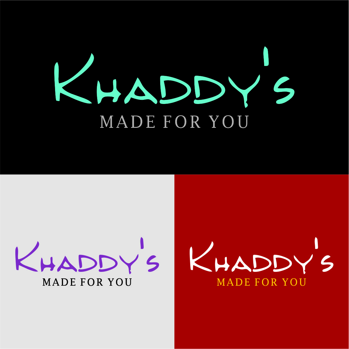 Logo-Design von Crazy_Designs für KHADDY'S  | Design #31321643