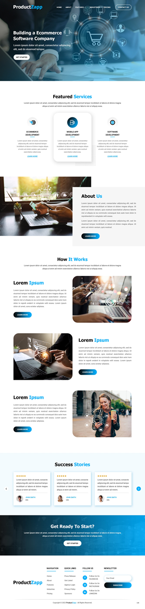 Landing Page Design by pb