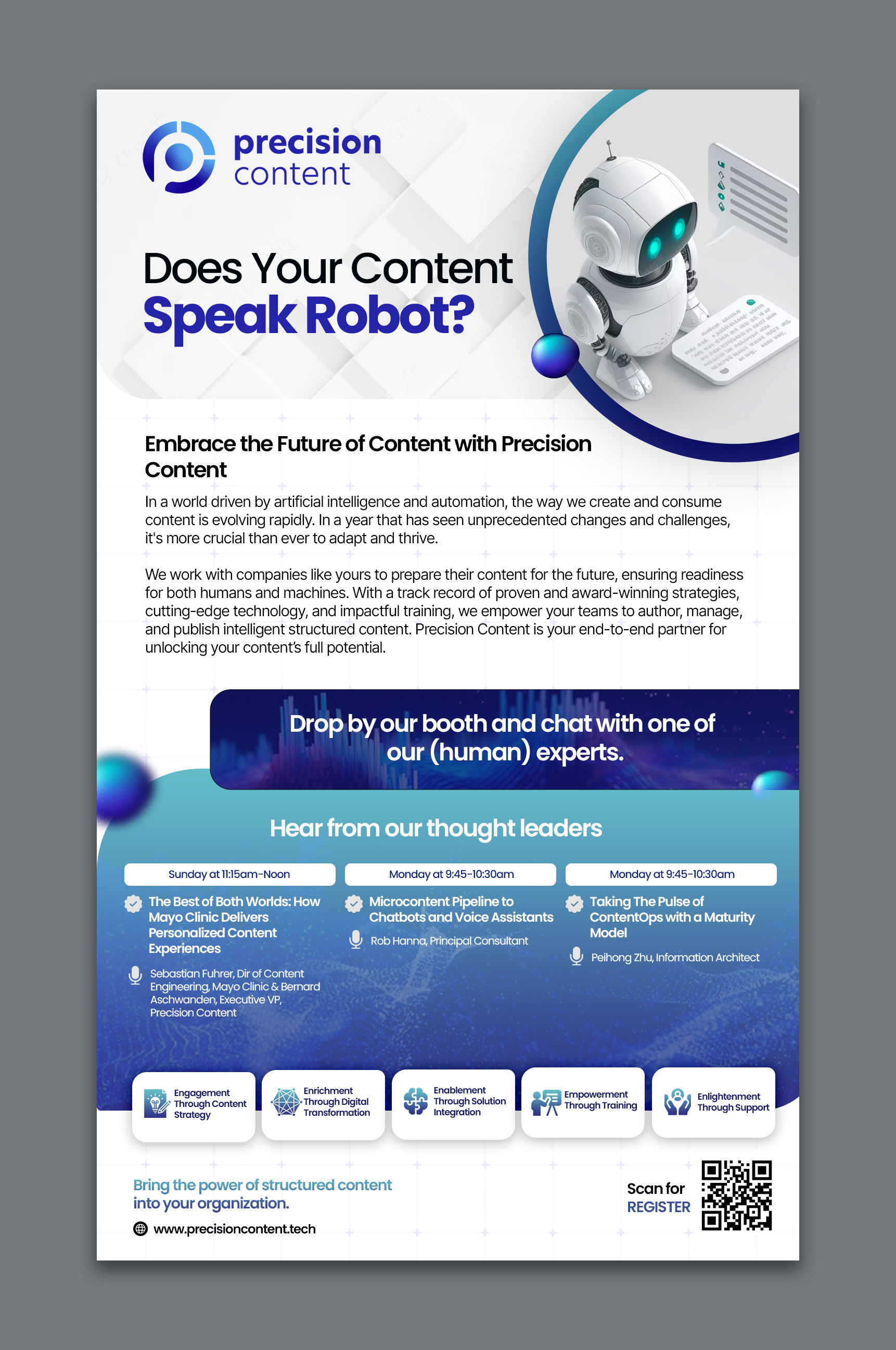 Flyer-Design von DeriMH für Precision Content Authoring Solutions | Design #31315040