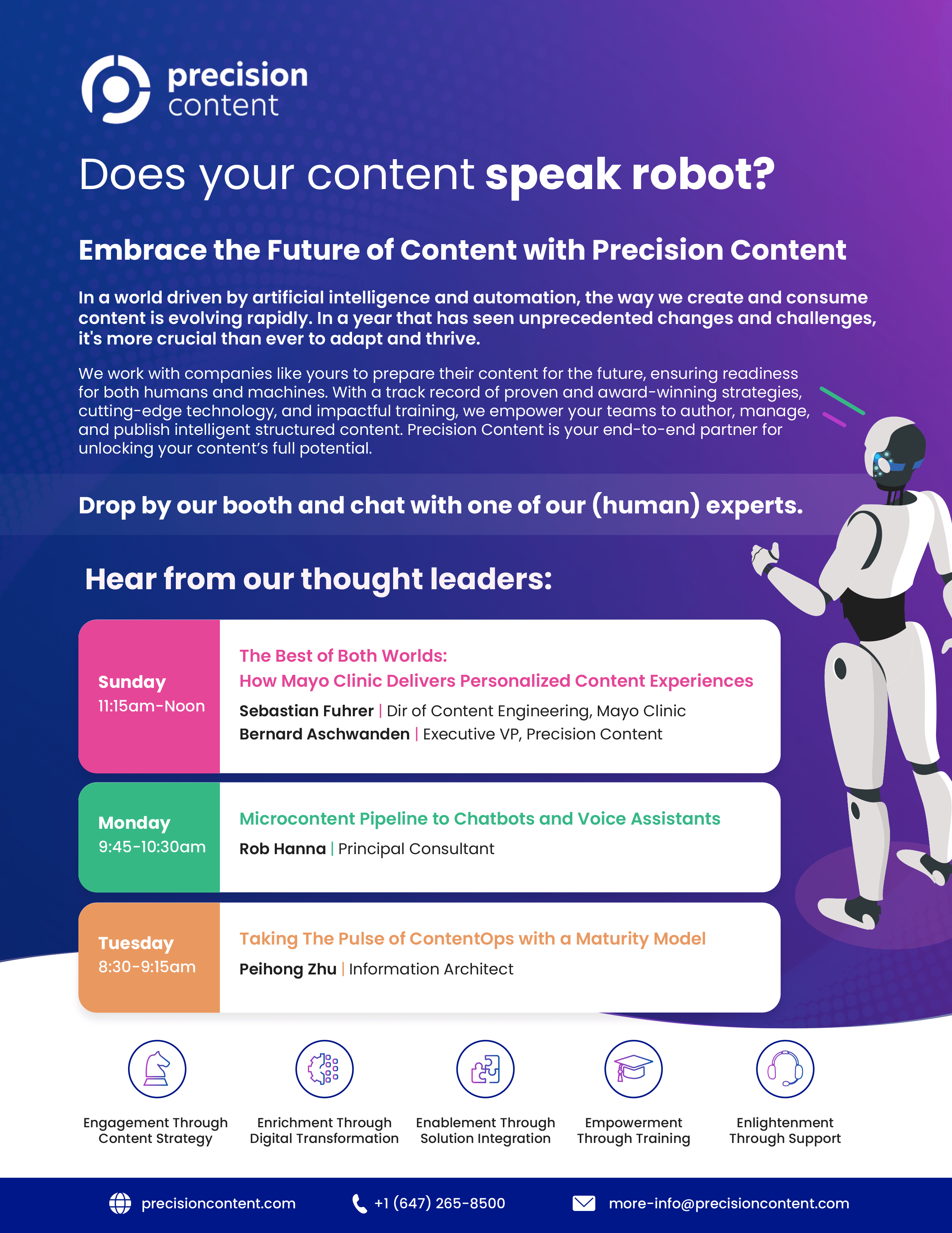 Flyer Design by cherry for Precision Content Authoring Solutions | Design #31316309