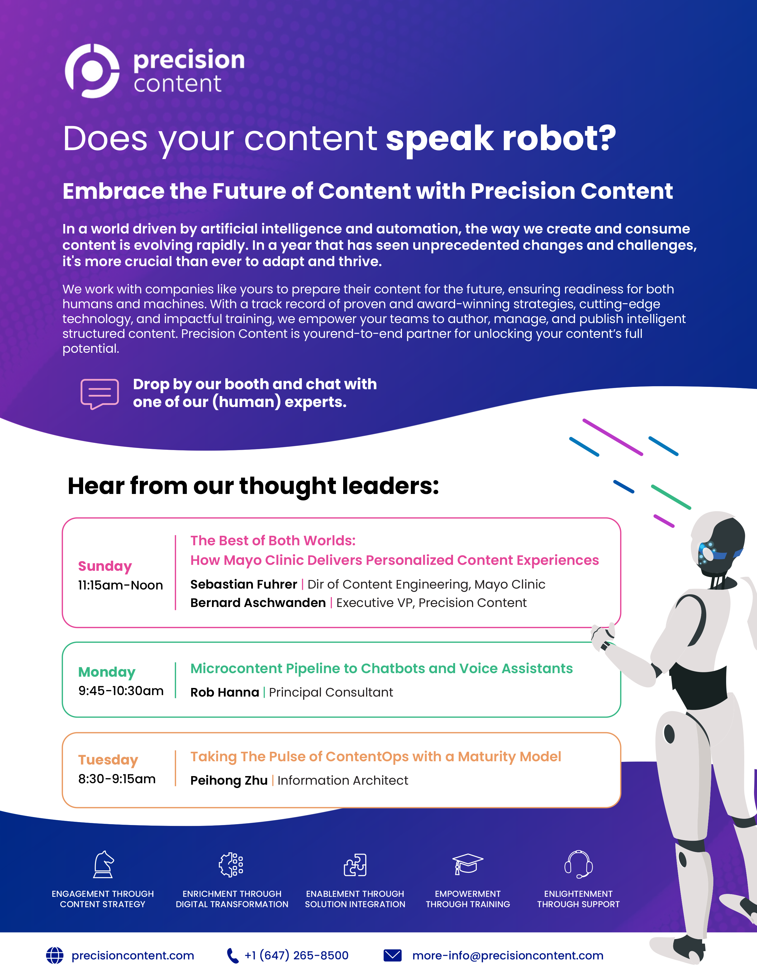 Flyer Design by cherry for Precision Content Authoring Solutions | Design #31316734