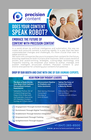 Diseño de Flyer por LAXMI DESIGNHUB para Precision Content Authoring Solutions | Diseño #31305995