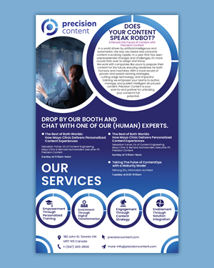 Flyer Design by Maxo-Biz for Precision Content Authoring Solutions | Design: #31308617
