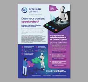Flyer Design by Dzhafir for Precision Content Authoring Solutions | Design: #31310530