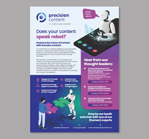 Flyer Design by Dzhafir for Precision Content Authoring Solutions | Design: #31312765