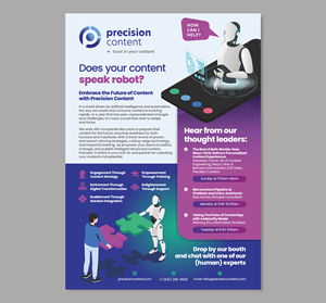 Diseño de Flyer por Dzhafir para Precision Content Authoring Solutions | Diseño #31317497