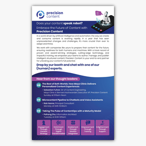 Design de Flyer par Bidita Saha pour Precision Content Authoring Solutions | Design : #31308658