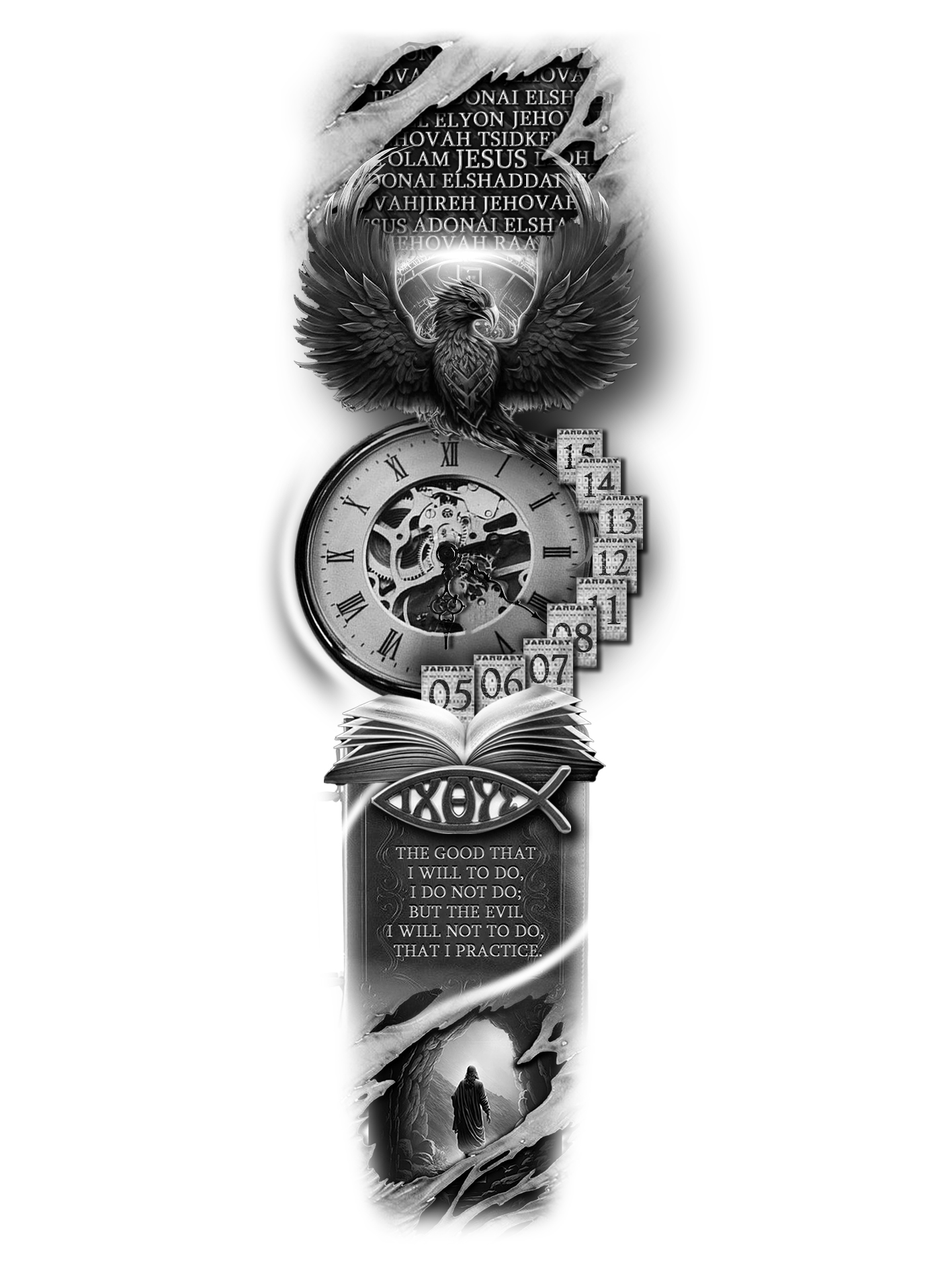 Tattoo Design by HRISHIDESIGNS for this project | Design #31434817