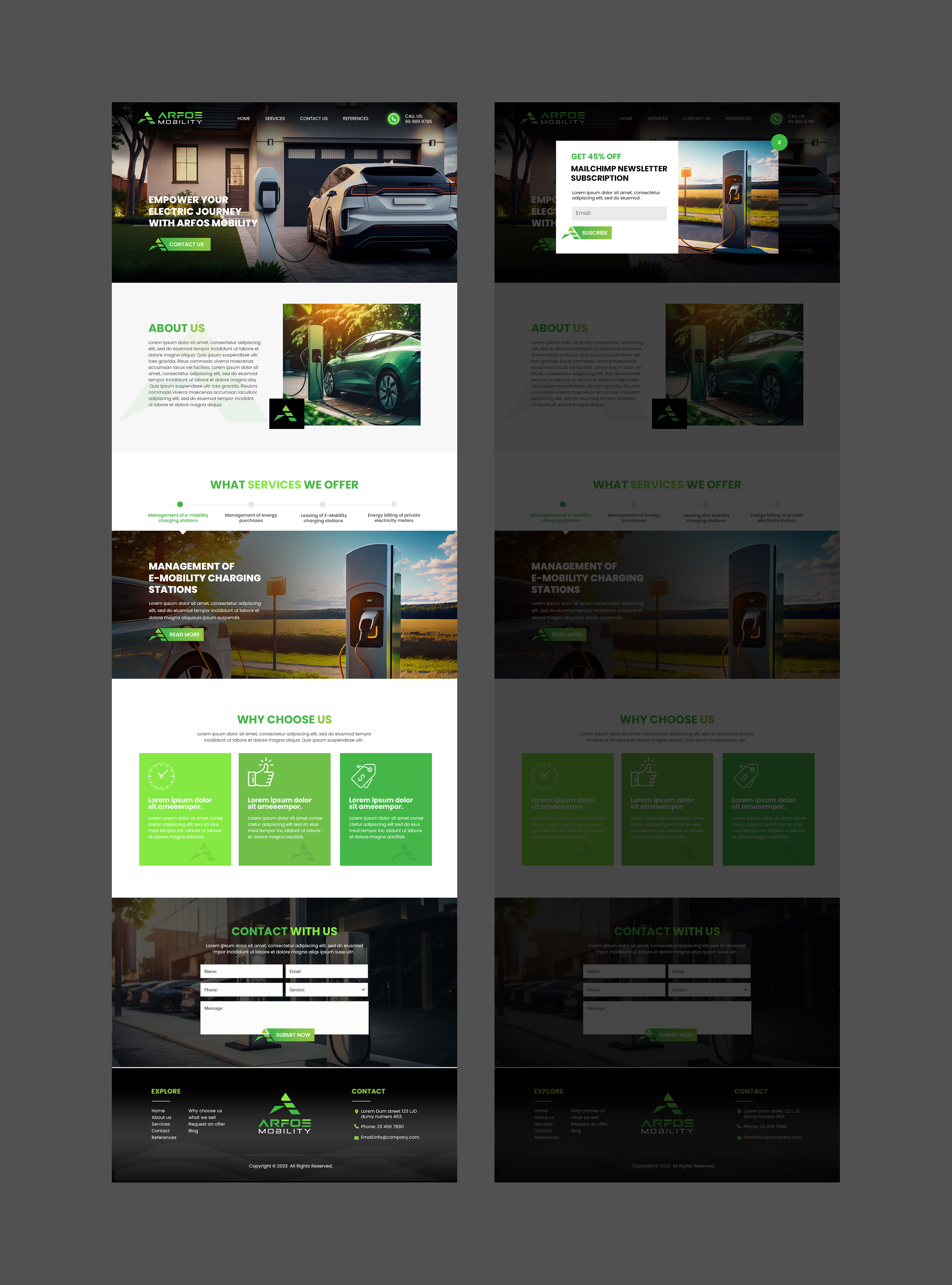 Web Design by MAHABA for Arfos Group | Design #31317803