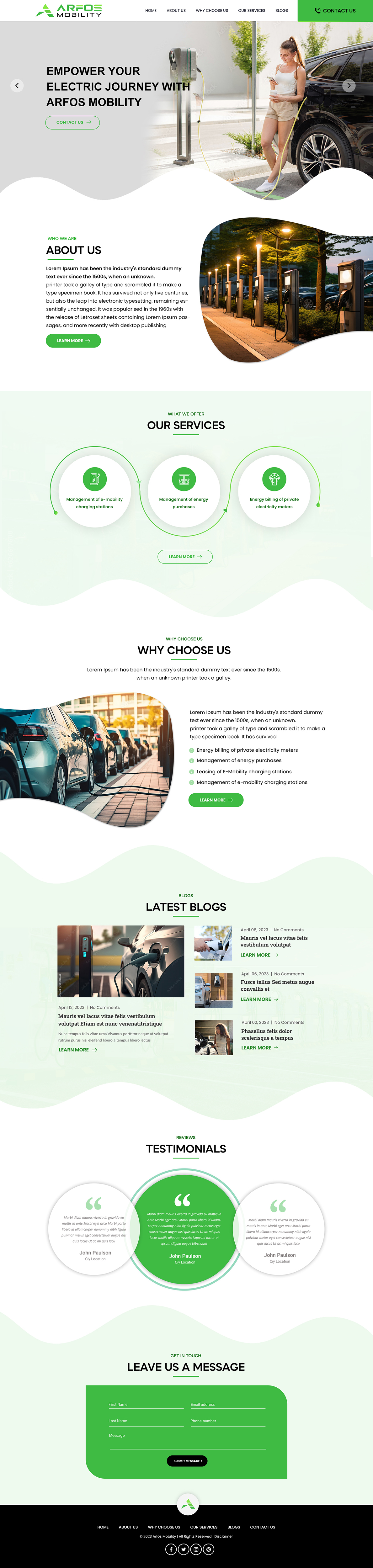 Web-Design von HARSH SAINI für Arfos Group | Design #31321382
