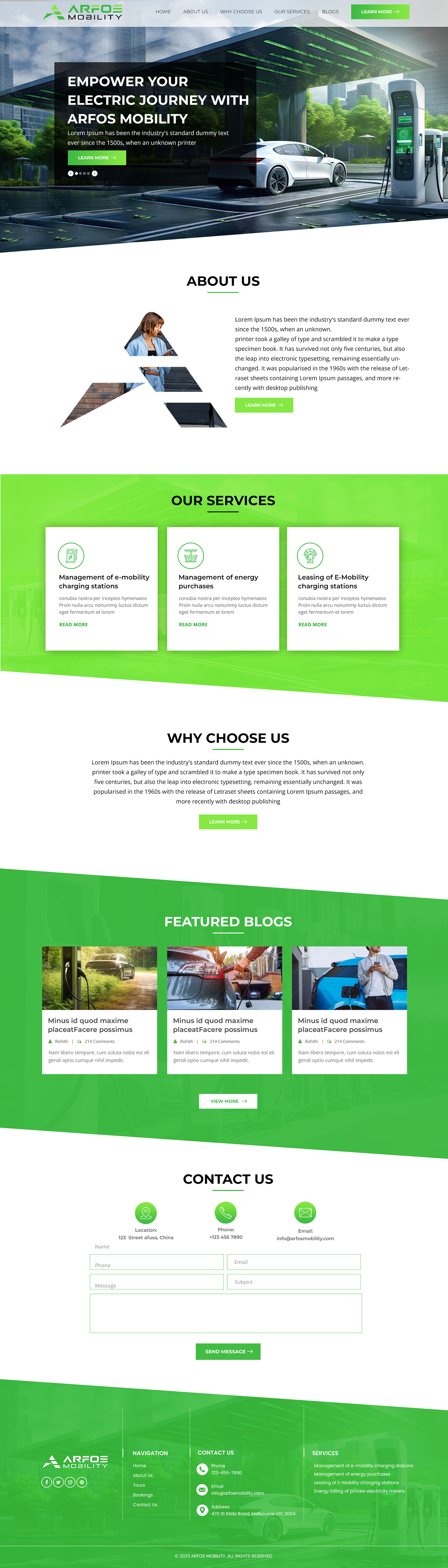 Web Design by HARSH SAINI for Arfos Group | Design #31321634