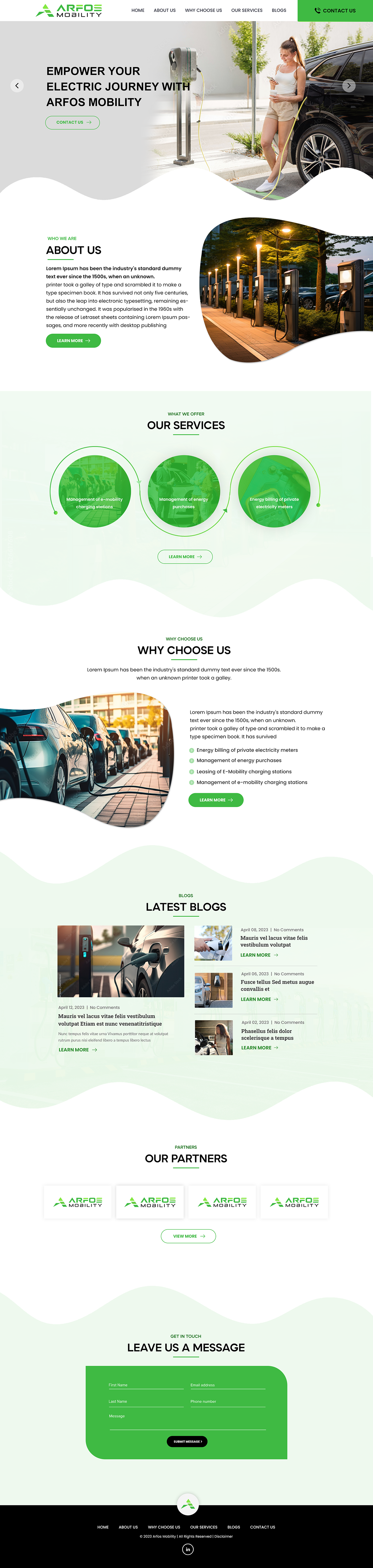 Web Design by HARSH SAINI for Arfos Group | Design #31631436