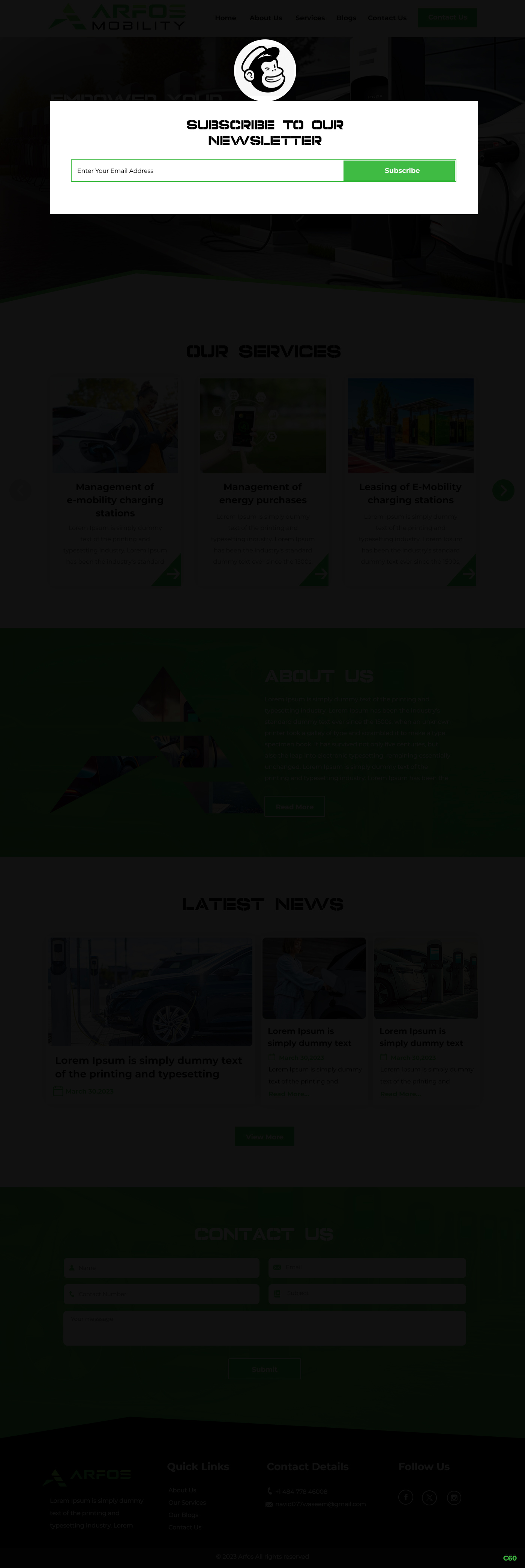 Web Design by pb for Arfos Group | Design #31317676