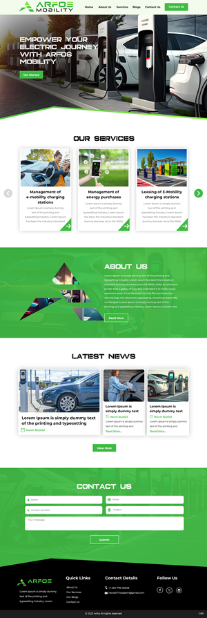 Web Design by pb for Arfos Group | Design: #31317679