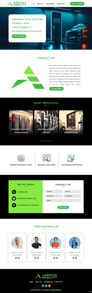Web Design by pb for Arfos Group | Design: #31317682