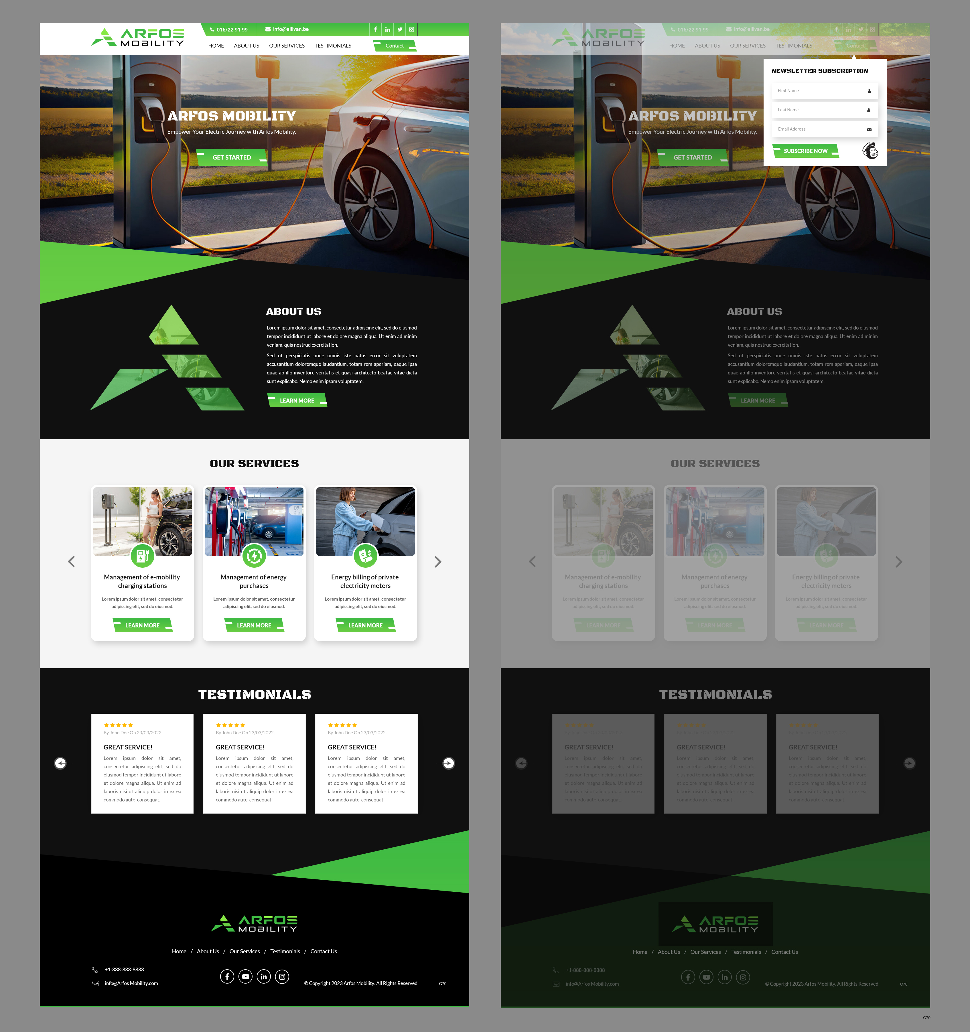 Web-Design von pb für Arfos Group | Design #31317683