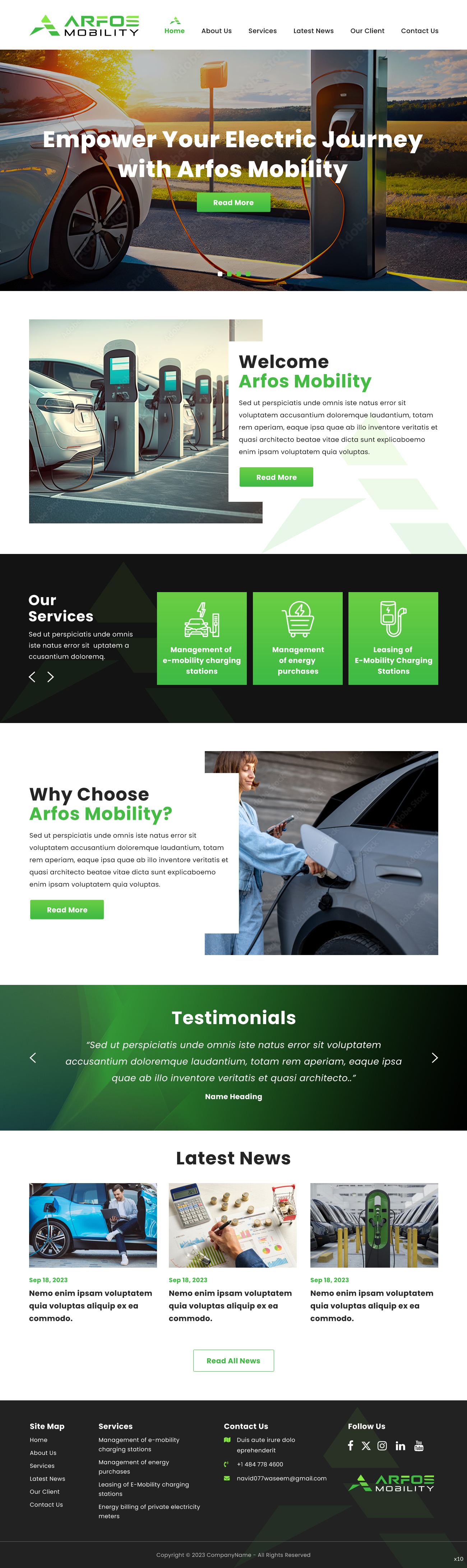 Web Design by pb for Arfos Group | Design #31317694