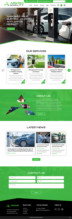 Web Design by pb for Arfos Group | Design: #31324161