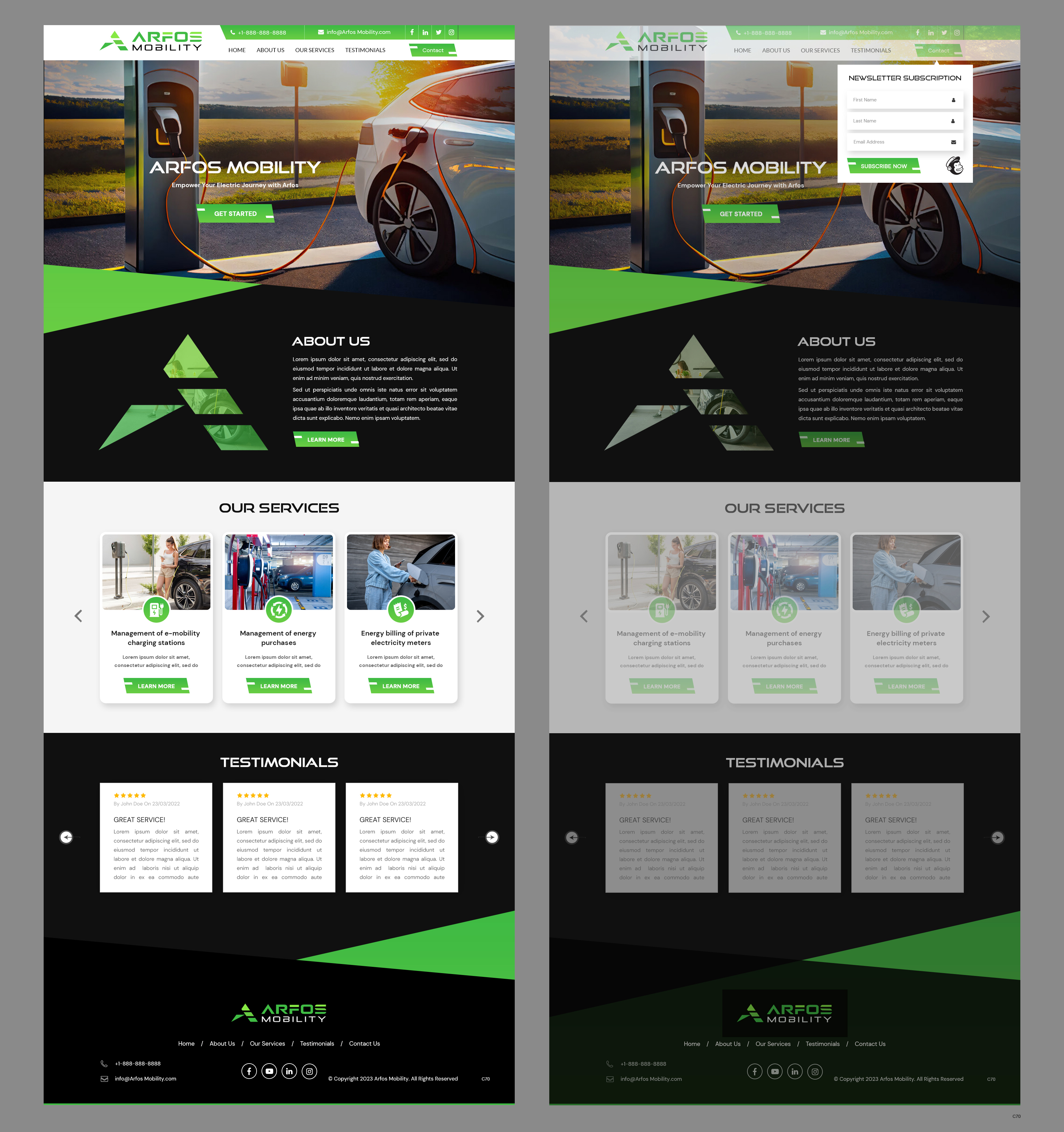 Web Design by pb for Arfos Group | Design #31324162