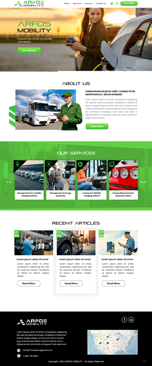 Web Design by pb for Arfos Group | Design: #31324265