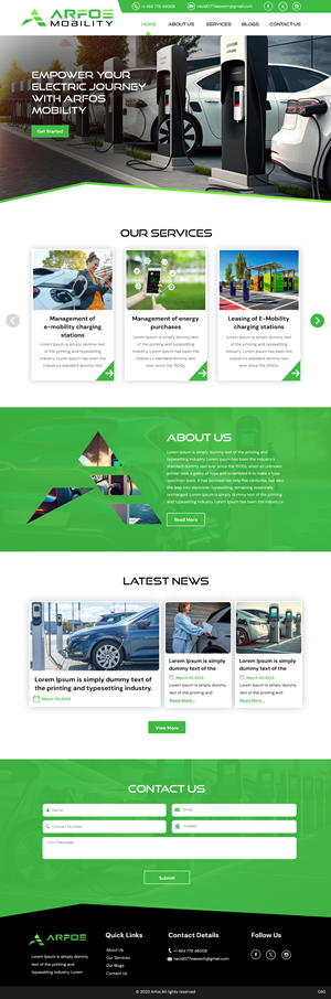 Web Design by pb for Arfos Group | Design: #31364031