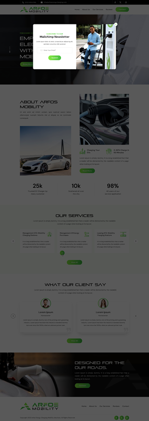 Web Design by Sbss for Arfos Group | Design: #31316148