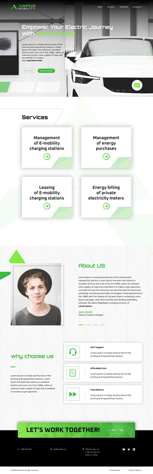 Web Design by Verified artistry (Design garden) for Arfos Group | Design #31345978
